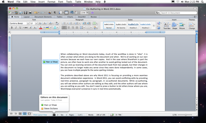 word 2010 for mac free